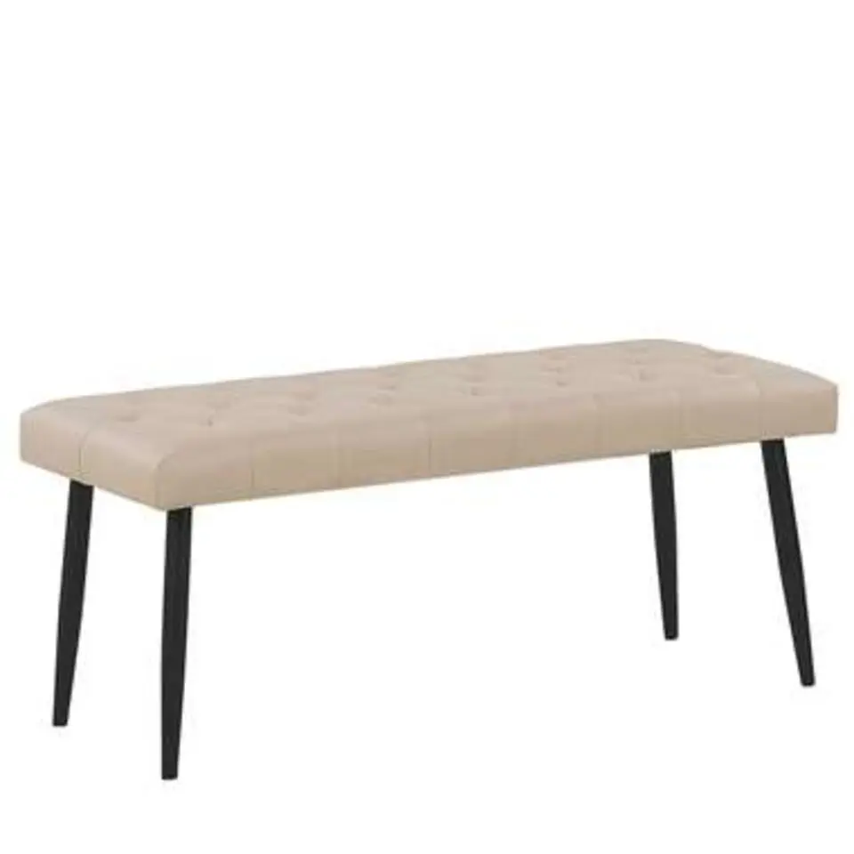ESSONNE - Hocker - Beige - Kunstleer