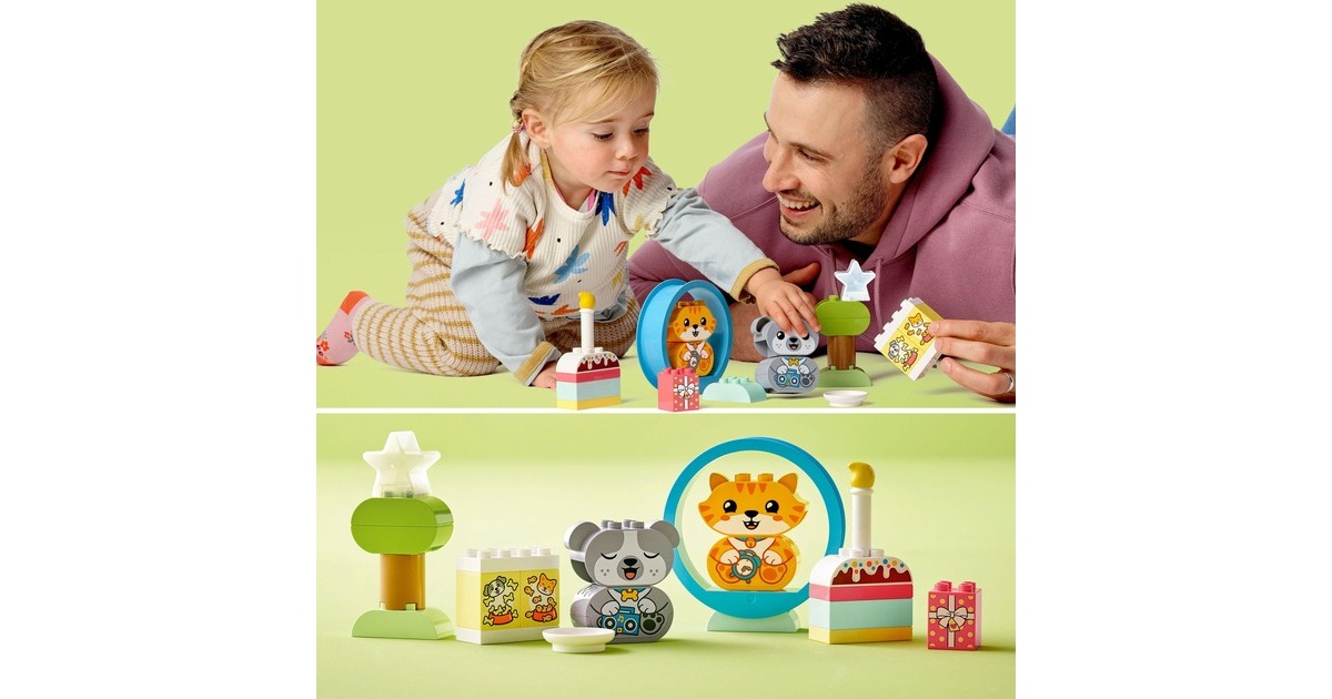 LEGODUPLO - Mijn eerste Puppy en Kitten met geluid Constructiespeelgoed  (10977)