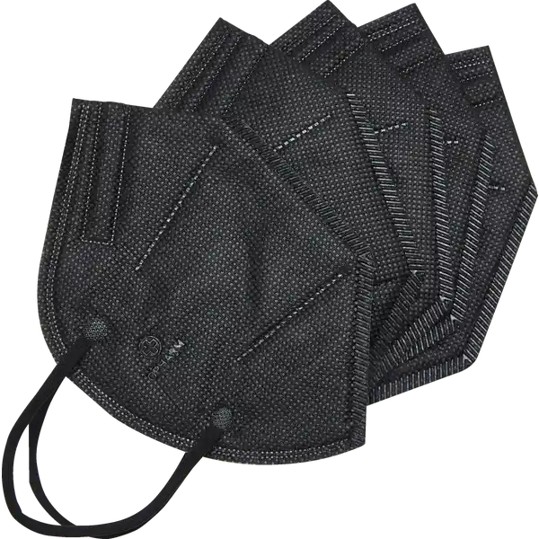 FFP2 Schutzmaske schwarz 5-lagig