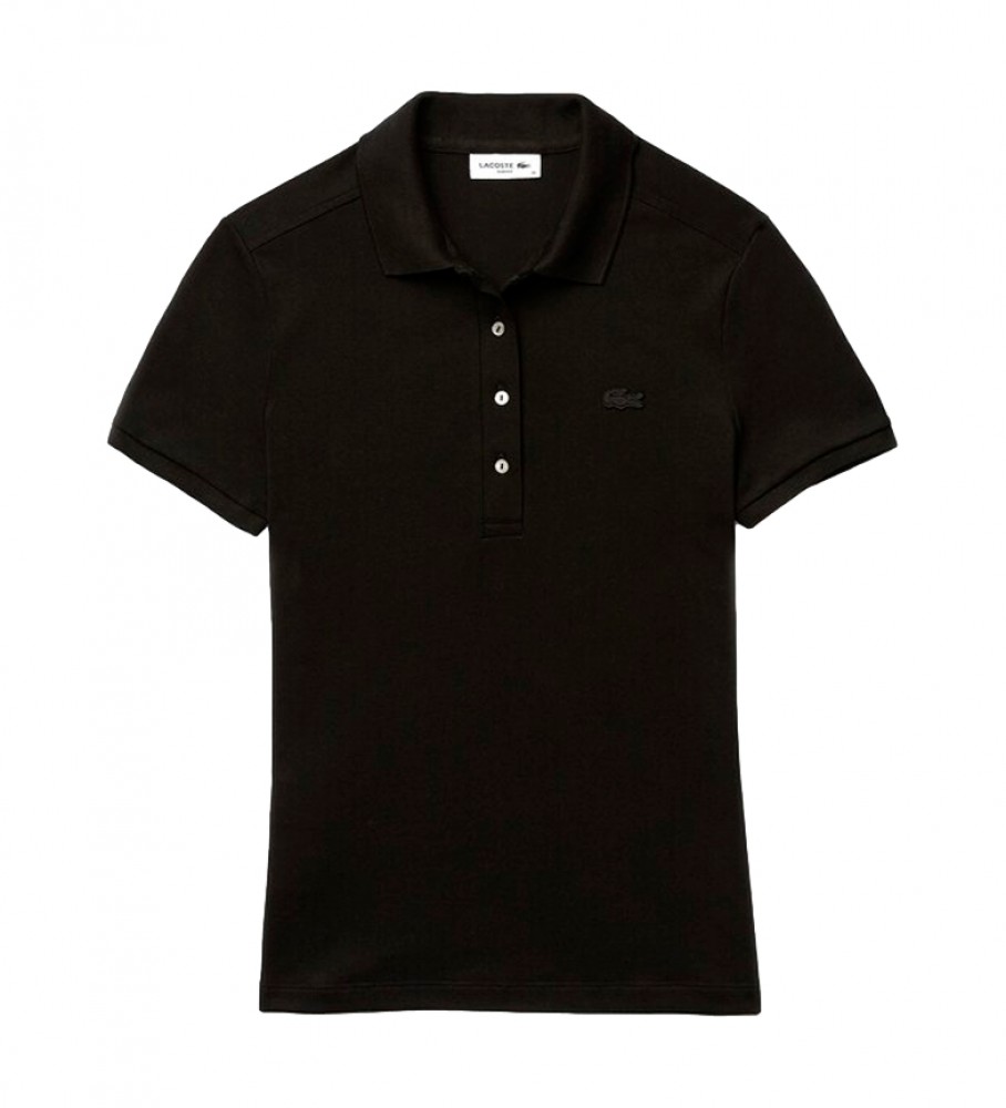 Lacoste Polo Piqué Stretch Preto