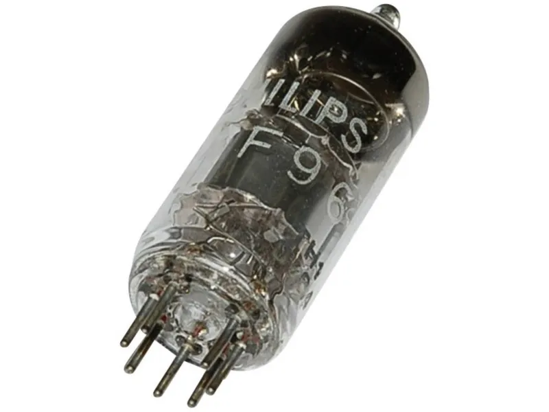 Philips DAF 96 = 1 AH 5 Elektronrør Diode-Pentode 120 V 170 µA Poltal: 7 Sokkeltype: B7G Indhold 1 stk