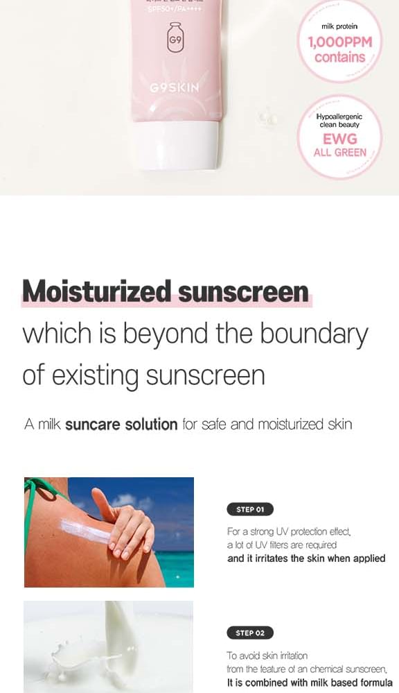 G9SKIN - Wit in melk Sun Plus