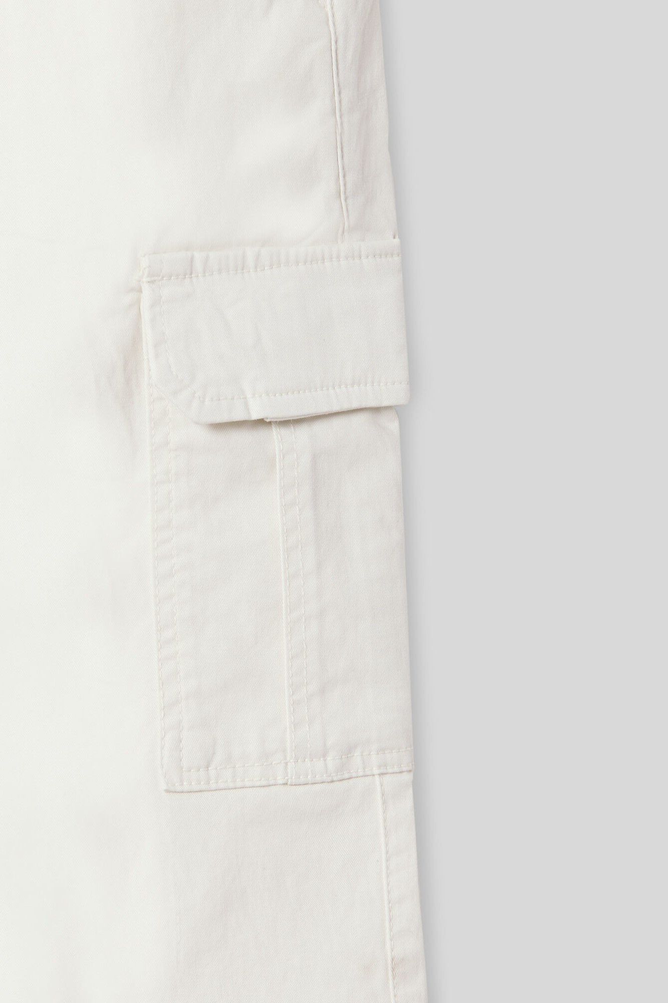Calça esportiva cargo cor pedra - Marfim