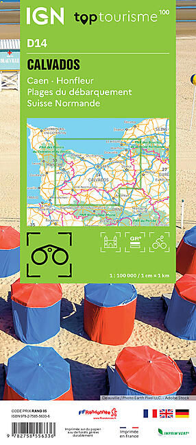 IGN - CALVADOS D14 TOP TOURISME 100 IGN