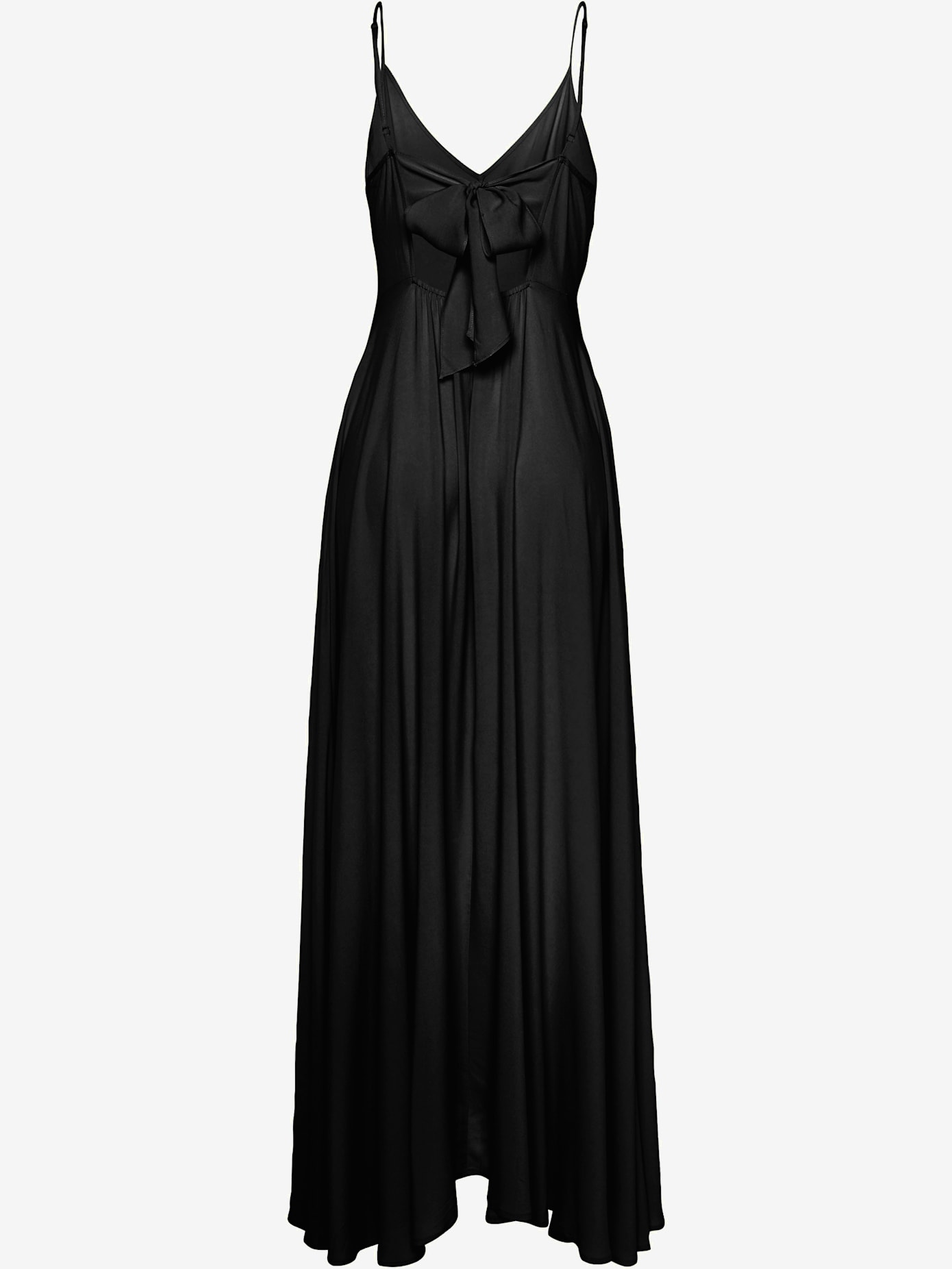 Robe longue belle encolure en v