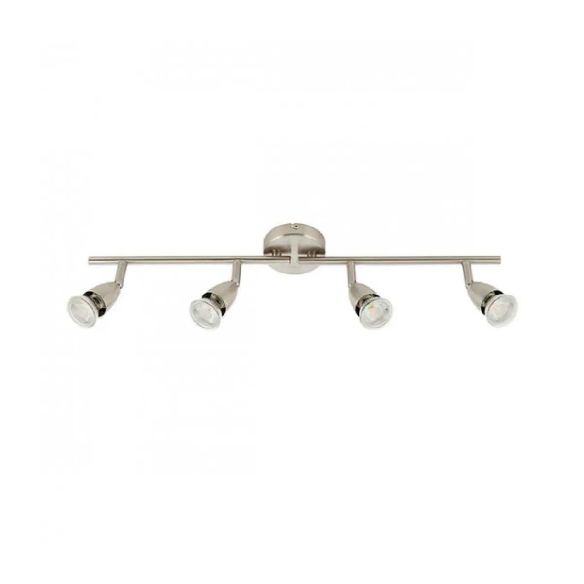 Endon Amalfi Barre de Spots Acier Nickel