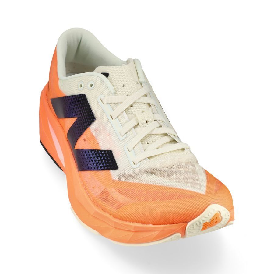 New Balance Chaussures de Running FuelCell Rebel V4 - Hot Mango/Blanc