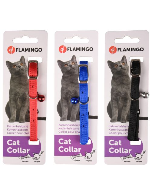 Flamingo Kattenhalsband Amira - Kattenhalsband - 20-35 cm Assorti Multi-Color