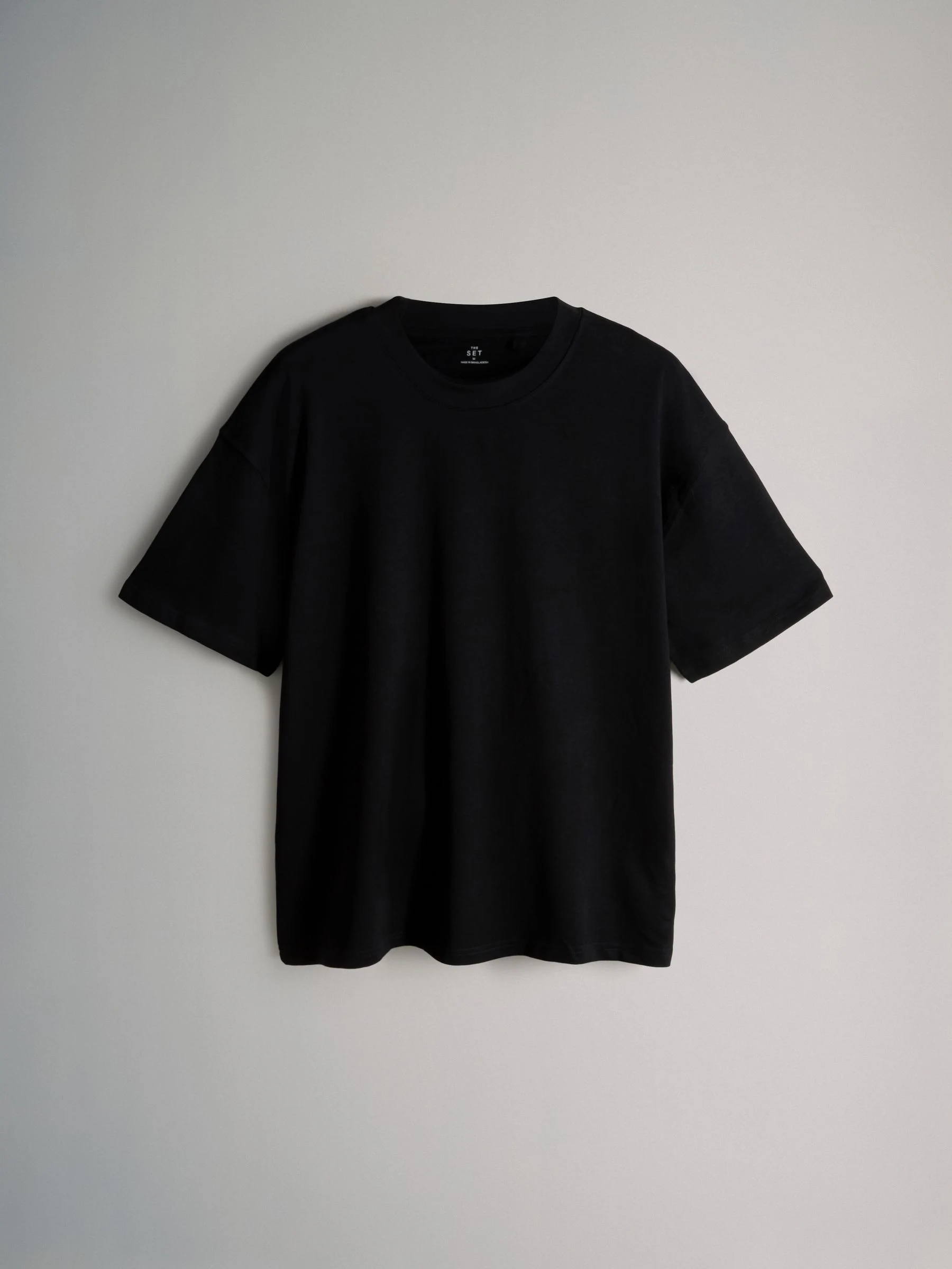 Black Grey White - The Set 4 Pack Short Sleeve Cotton T-Shirts