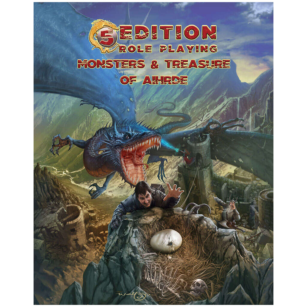 5th Edition Role Playing - Monsters & Treasure of Aihrde