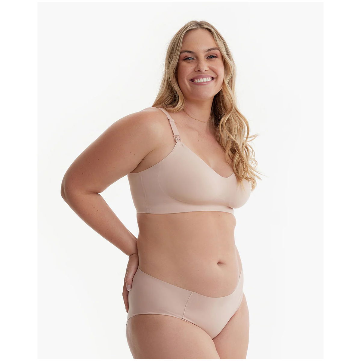 MomcozyMomcozy   YN21 Smooth ultra weicher Still BH beige L