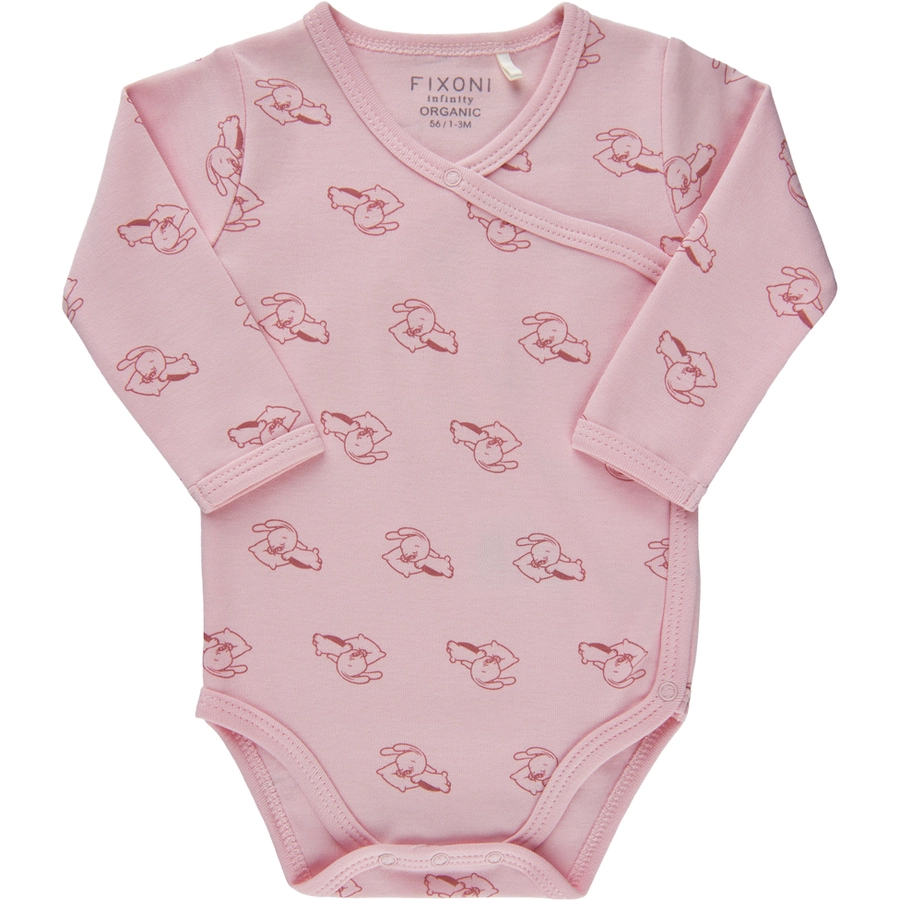 FIXONI Langarm Body Dusty Rose