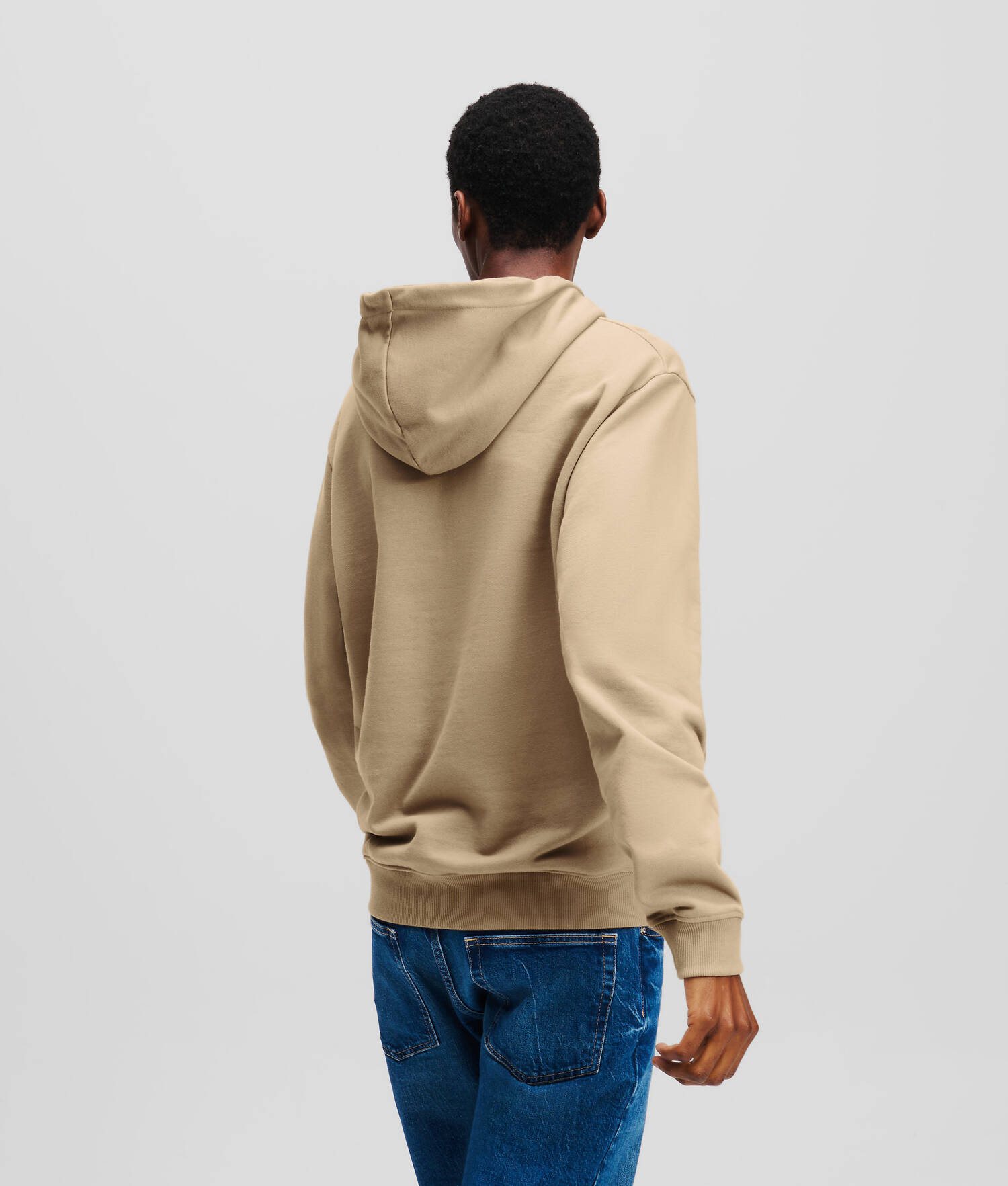 SWEAT À CAPUCHE AVEC LOGO KLJ ENCADRÉ