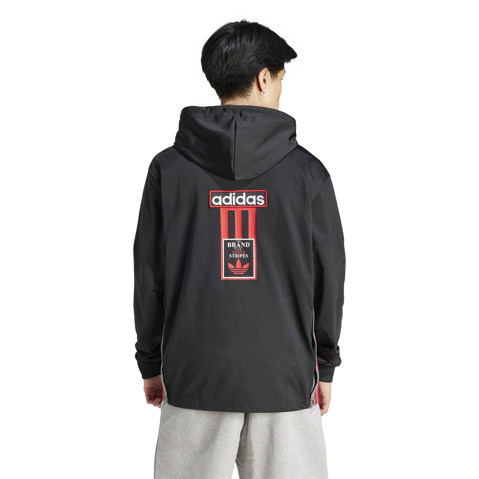 adidas Originals| Herren Sweatjacke mit Kapuze ADIBREAK FULL ZPP HOODED TRACK TOP