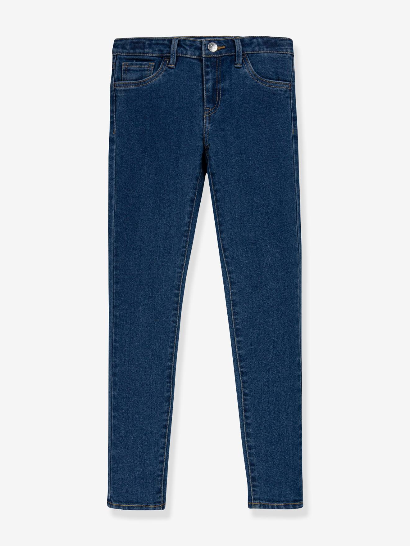 Calça jeans Levi's® LVB 710 Super Skinny para meninas, jeans natural