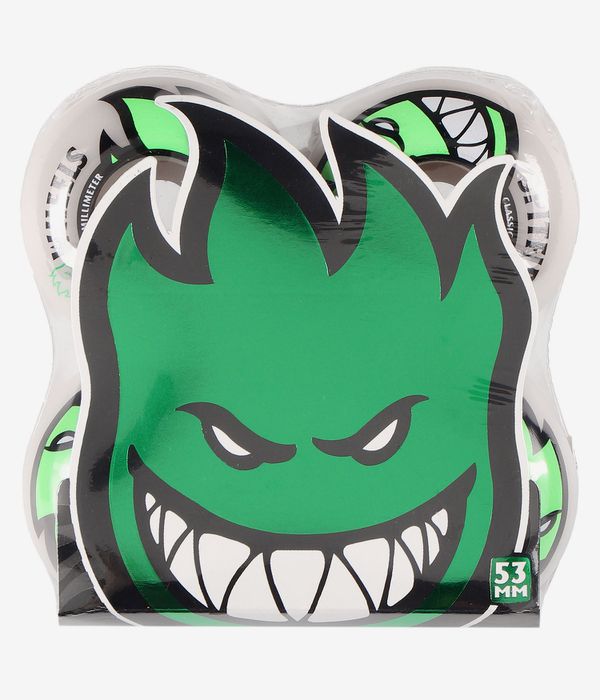 Spitfire Bighead Rollen (white neon green) 53mm 99A 4er Pack