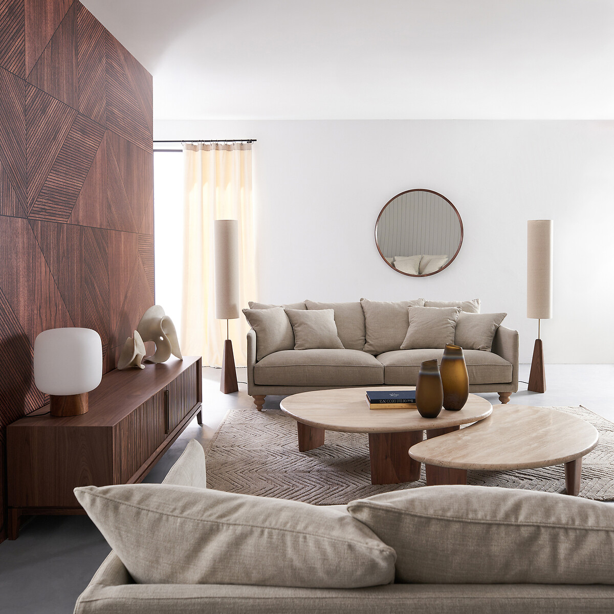 AM.PM<br>Mesa de centro em travertino, Guimel