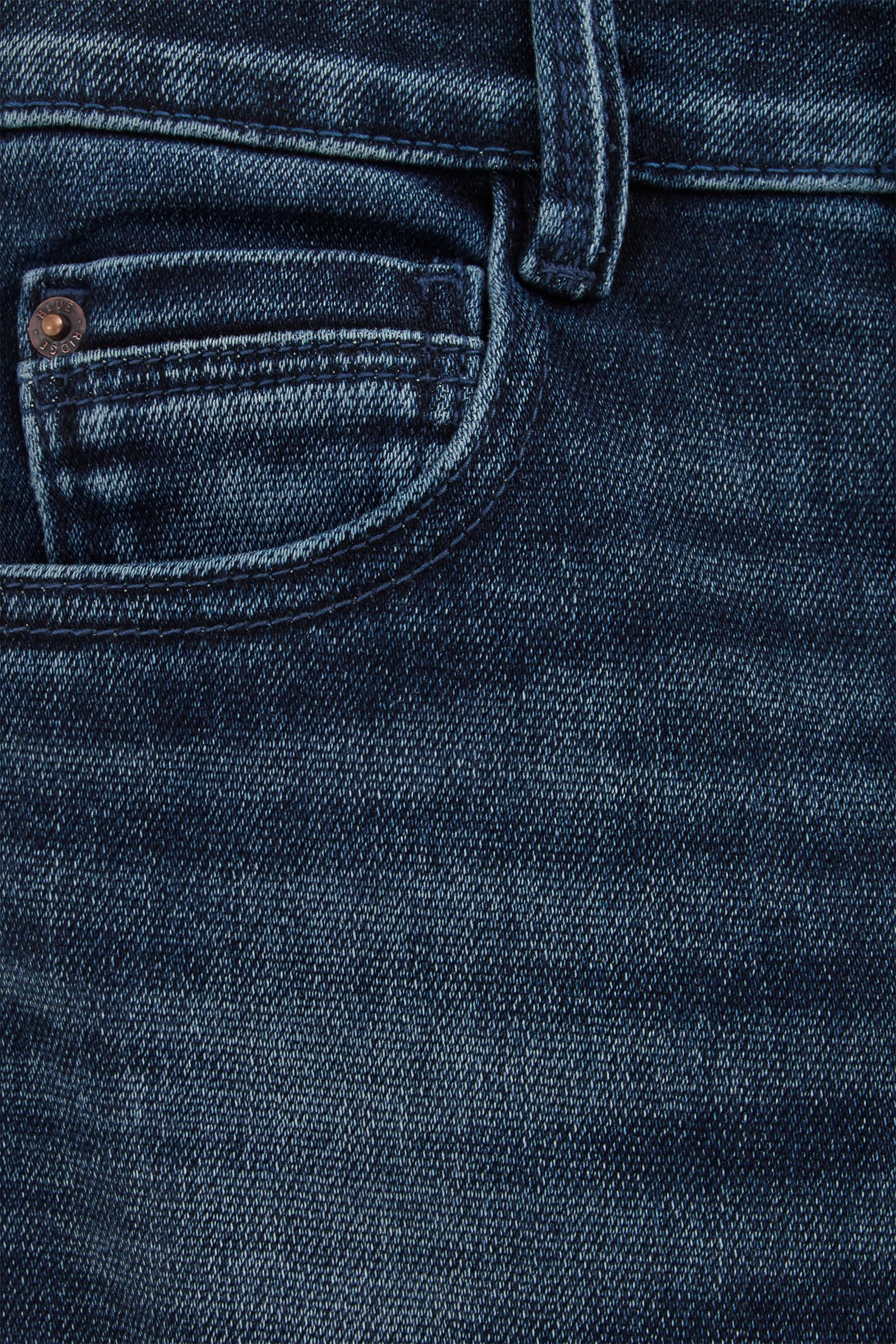 Jongens skinny fit jeans met stretch Blue Ridge Donkerblauw