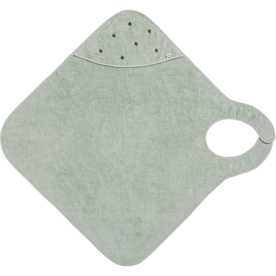 Noppies Badecape Wearable hooded towel 110cm Puritan Gray