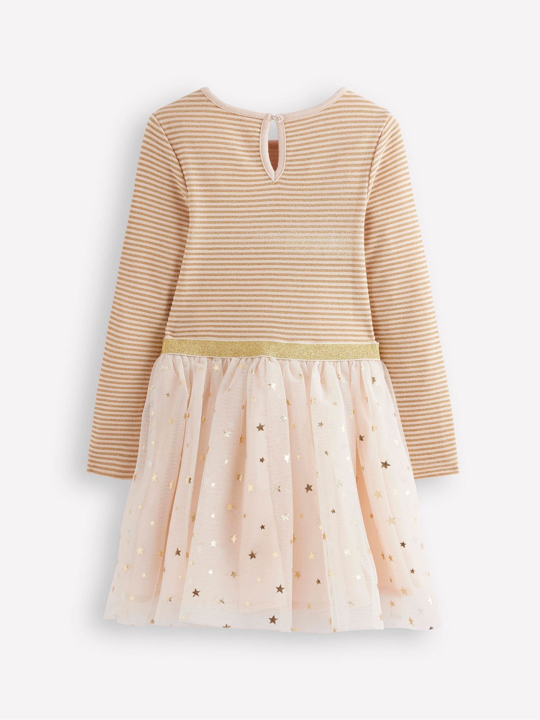Goud - Boden Twirly Tulle Mix Dress
