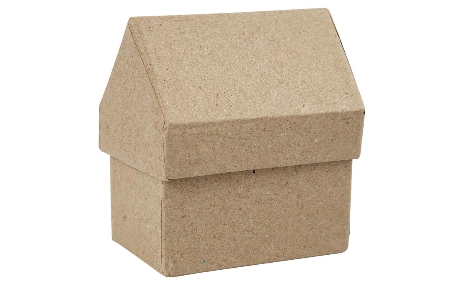 Papp-Schachtel 10,5 cm 4 StückPapp-Haus