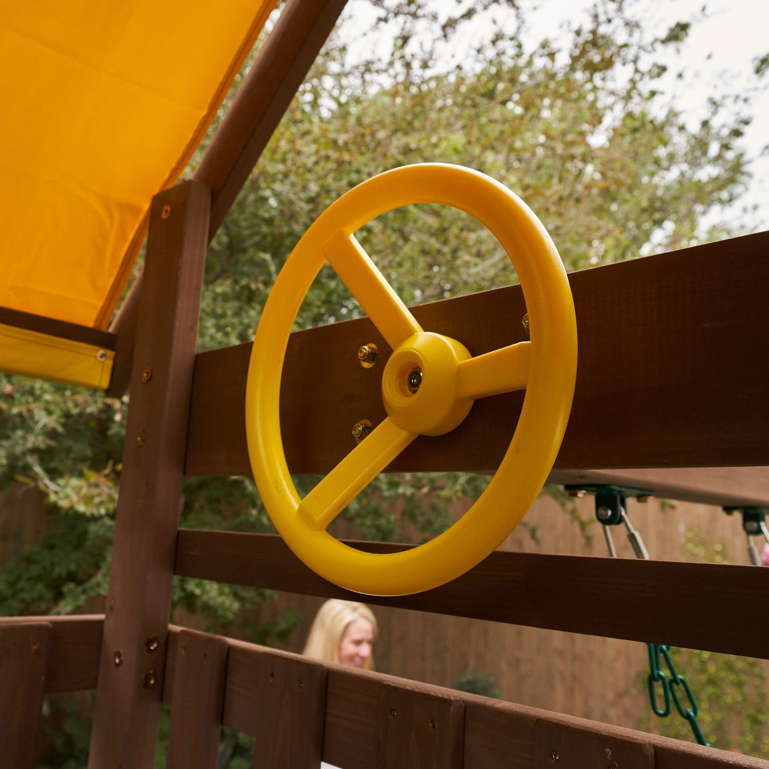 KidKraft Houten Speeltoren met Glijbaan en Schommels