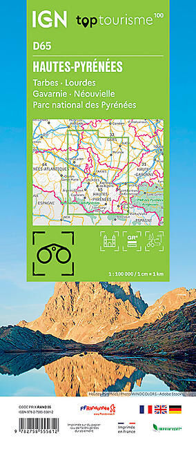 IGN - HAUTES-PYRENEES D65 TOP TOURISME 100 IGN