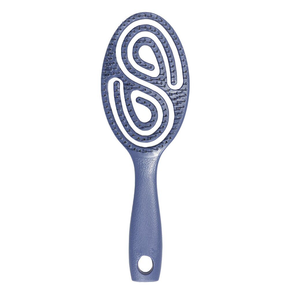 Brosse à cheveux bleue marine