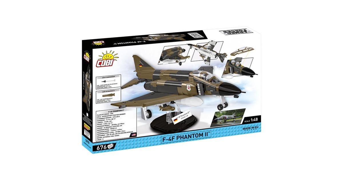 COBIArmed Forces - F-4F Phantom II Constructiespeelgoed  (Schaal 1:48)