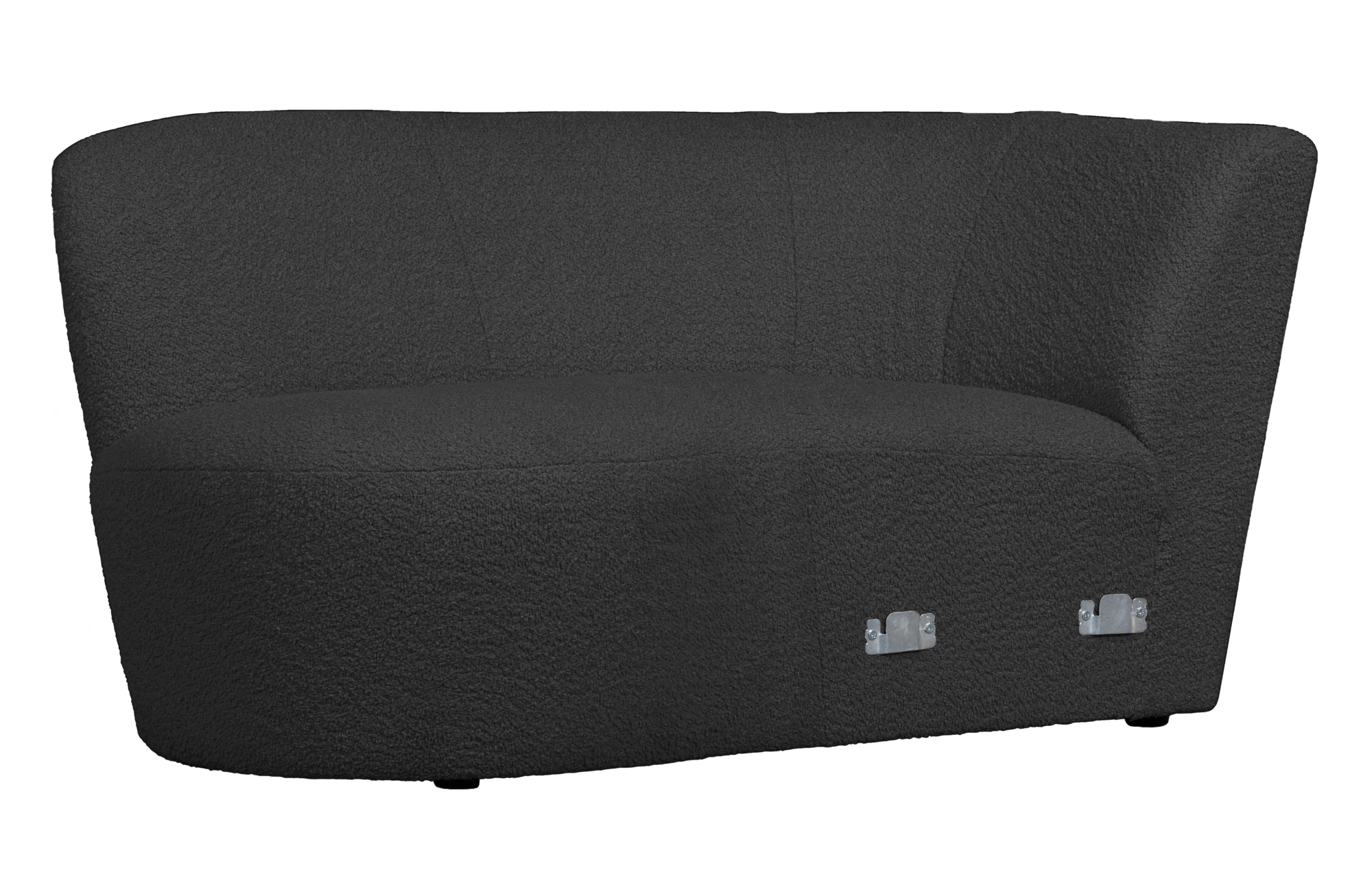 WOOOD Exclusive chaise longue element links Coco Coco chaise longue element links - Donkergrijs