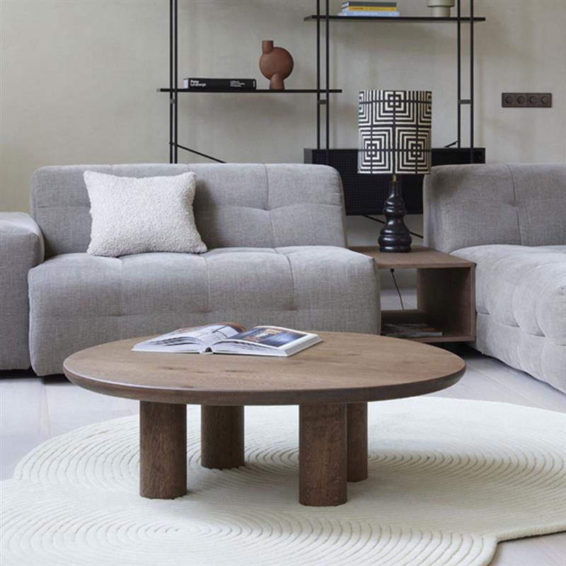 Salontafel Manu tabacco dark 105x95x32 cm