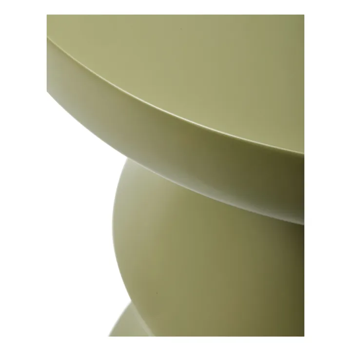 Pols Potten Tabouret Zig Zag Outdoor | Vert olive