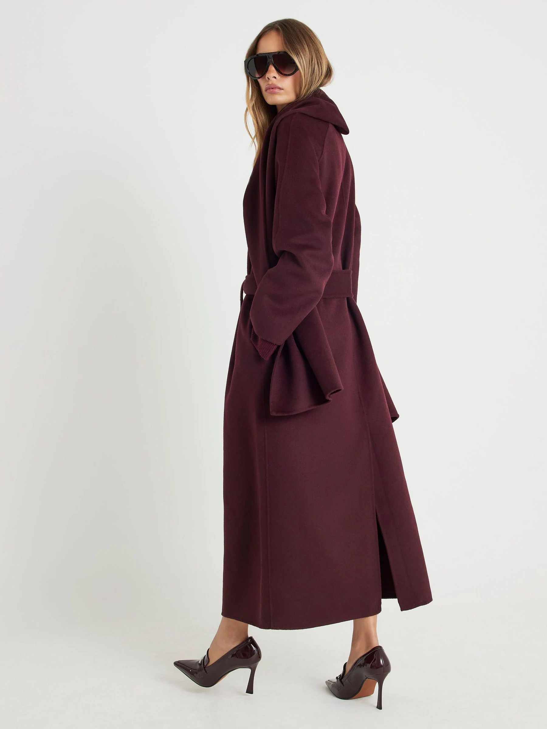 River Island Premium Handmade Wrap Scarf Coat