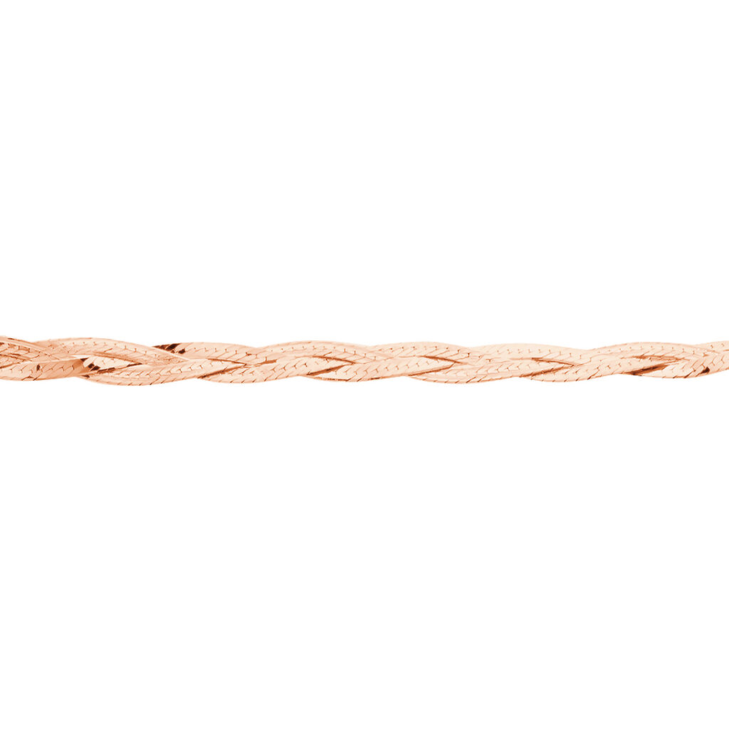 Bracelet Anaisaae Tresse Or Rose
