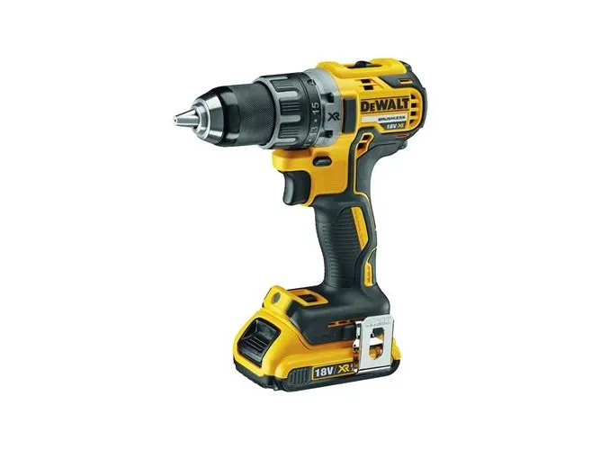 DeWALT DCD791D2-QW - Bor/driver - ledningfri - 2-hastigheders - nøgleløs borepatron 13 mm - 70 N·m - 2 batterier - 18 V