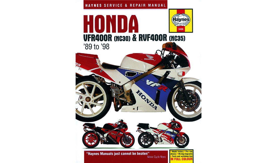 Værkstedshåndbog, VFR400R/RFV400R 89-98