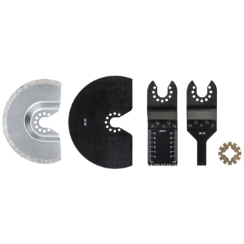 Irwin multitool zaagbladenset voor BLACK DECKER en Bosch- 4-delig