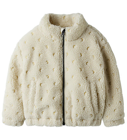 Lil' Altelier Fleecejacke - NmnNalo - Turteltaube/Mond Verpackun