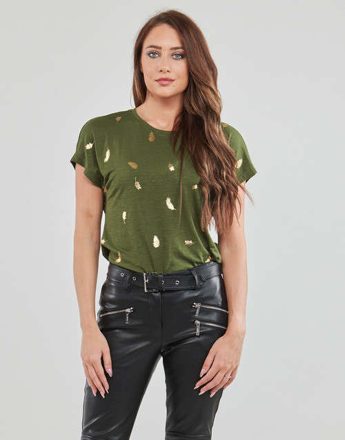 Only - ONLTENNA S/S FOIL TOP CS JRS - Kaki