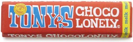Tony's Chocolonely melk 50 gr