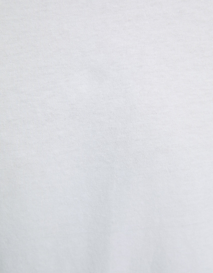 Camiseta de manga curta com modelagem regular