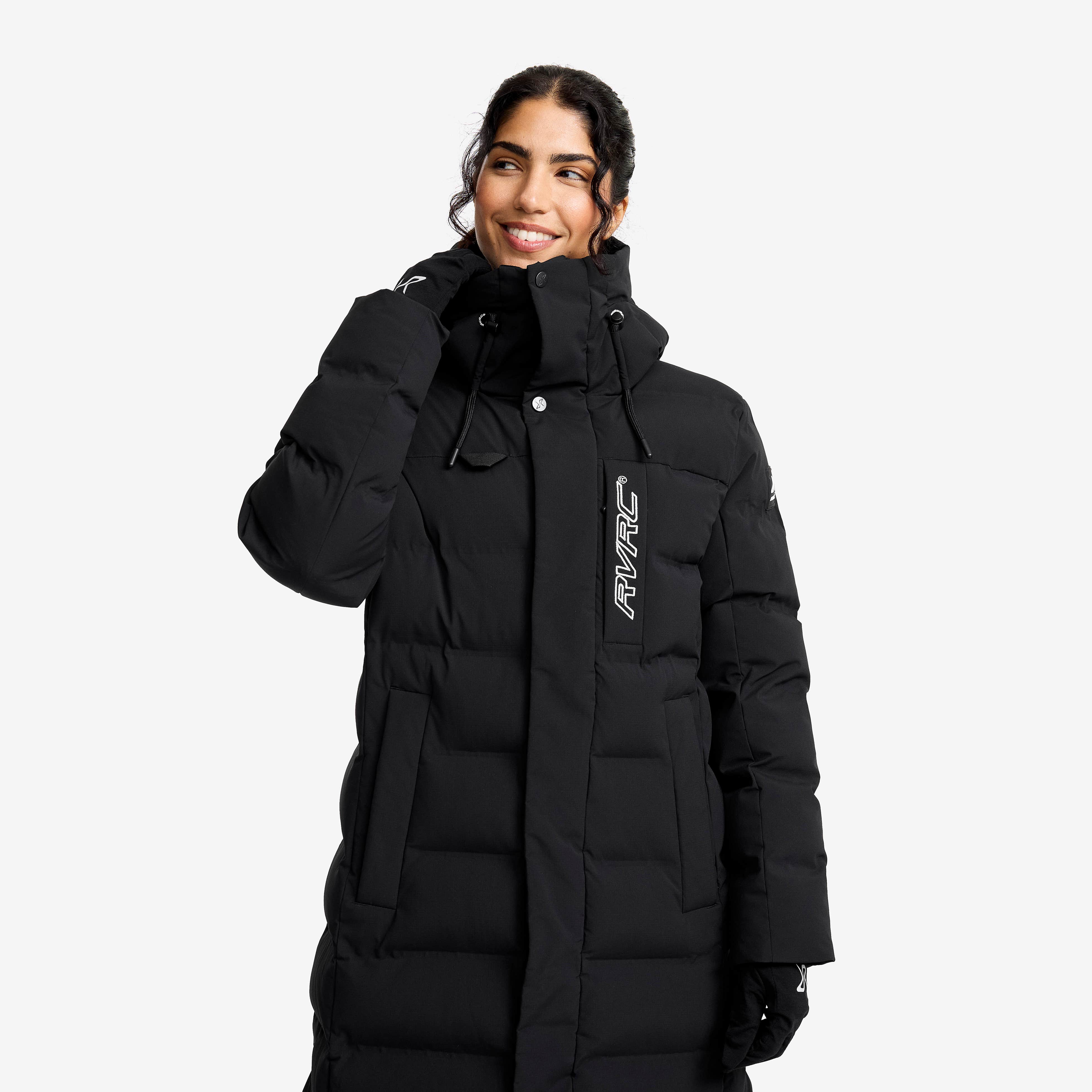 Scenic Insulated Long Parka Dame Black