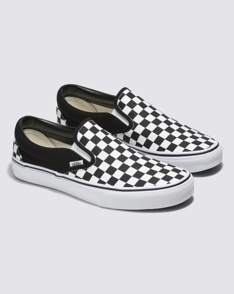 Customs Checkerboard Slip-On Wide