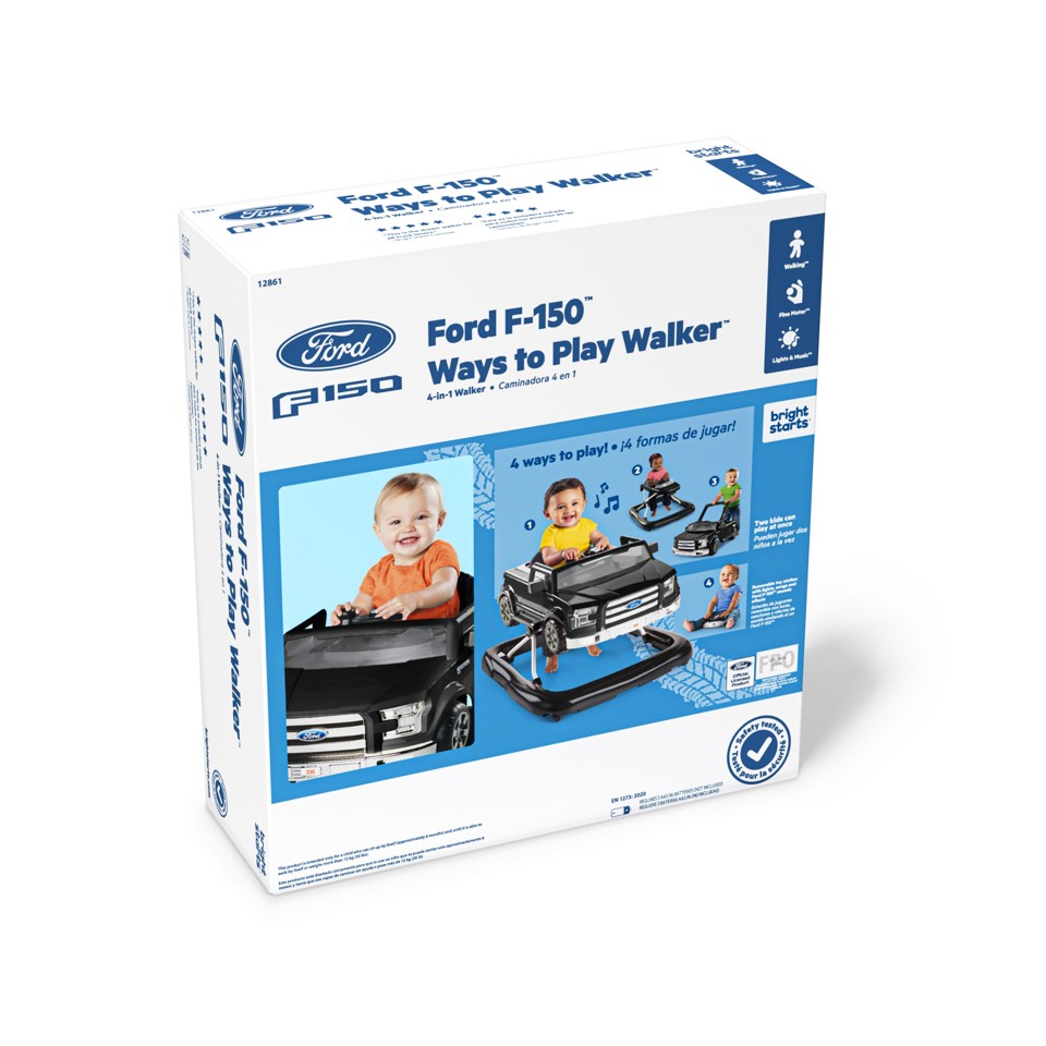 Bright Starts - 4-i-1 Gåvogn, Ways to Play Walker™ - Ford F-150 - (BS-12861)