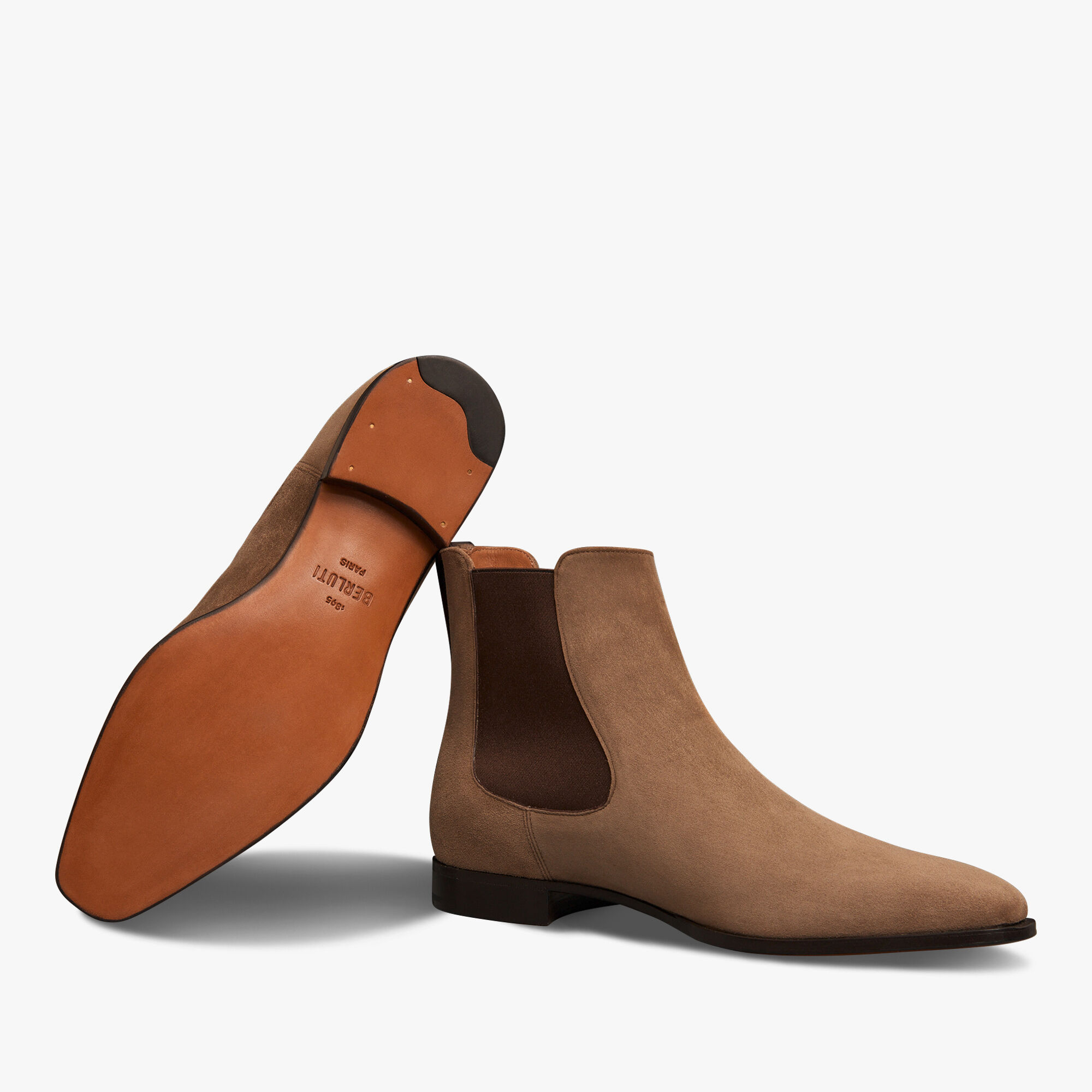 Bottine Demesure En Cuir Camoscio