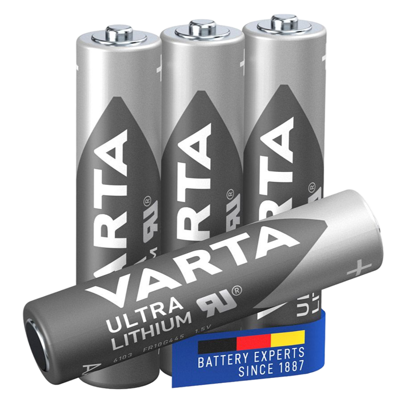 Ultra Lithium AAA 4-pack Batterijen