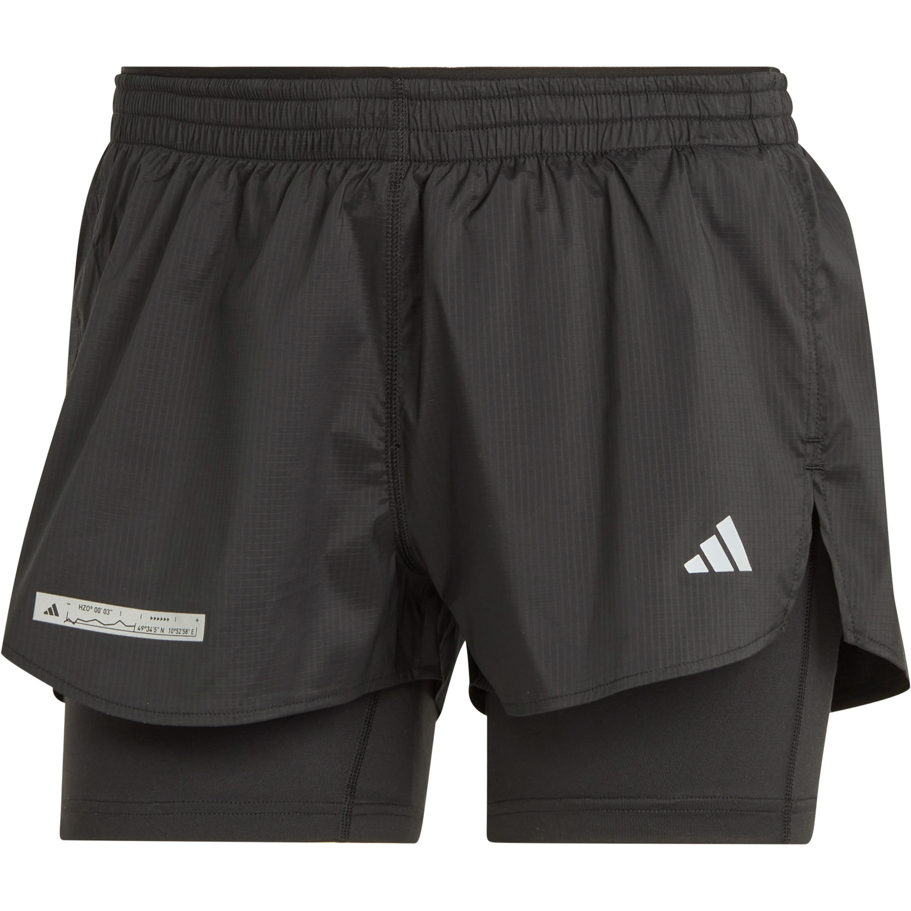 adidas Ultimate Two-in-One Shorts Damen schwarz
