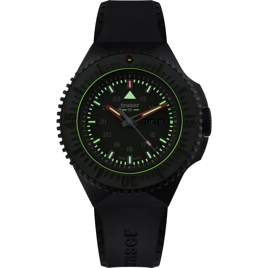 traser P69 Black Stealth Green