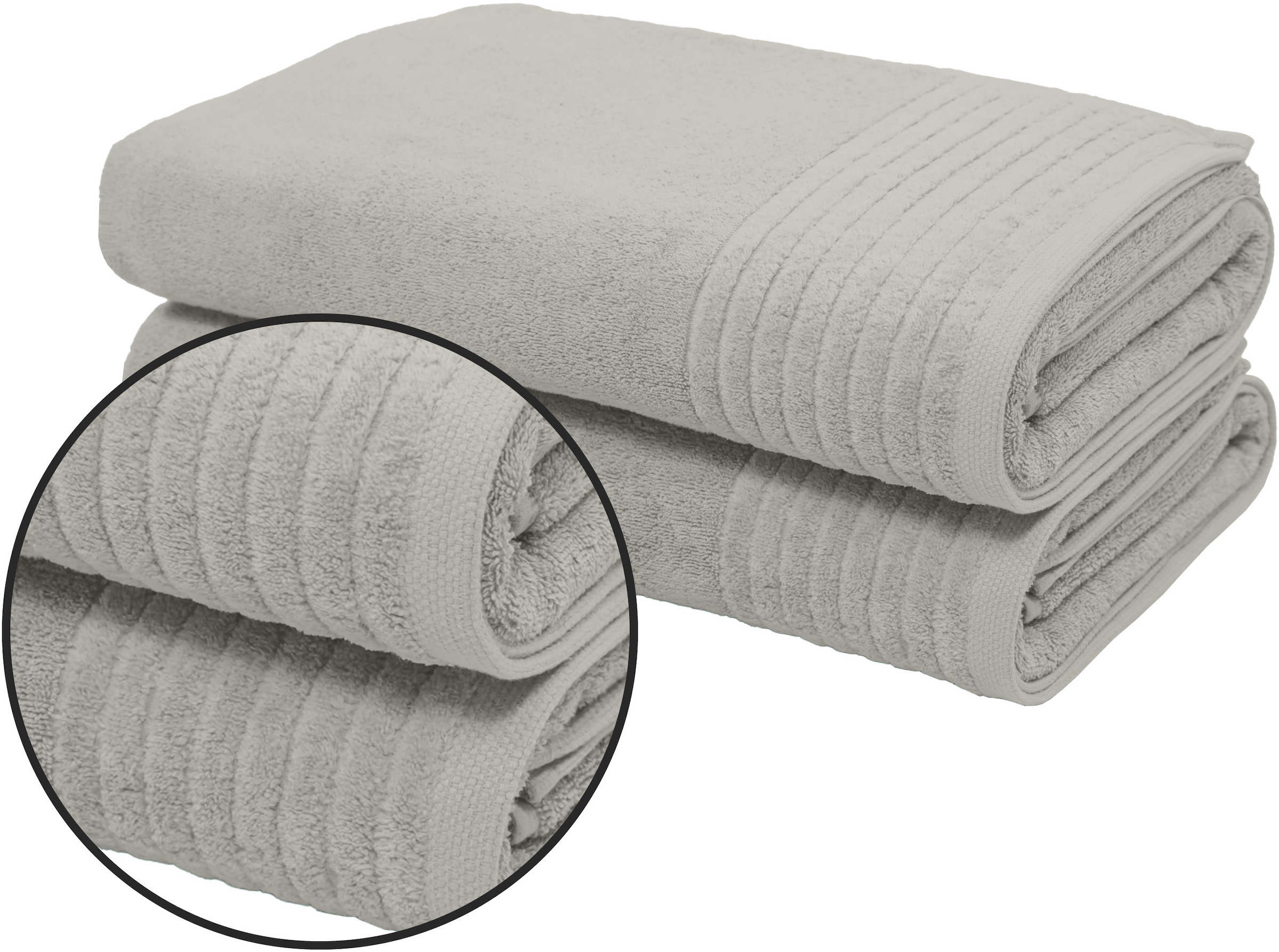 my home Saunatuch »Sanremo Premium, Premium Handtücher, 600 gr/m², 80x200cm« Bordüre, einfarbig, flauschig, weich, dicke Qualität, 5 Jahre Garantie