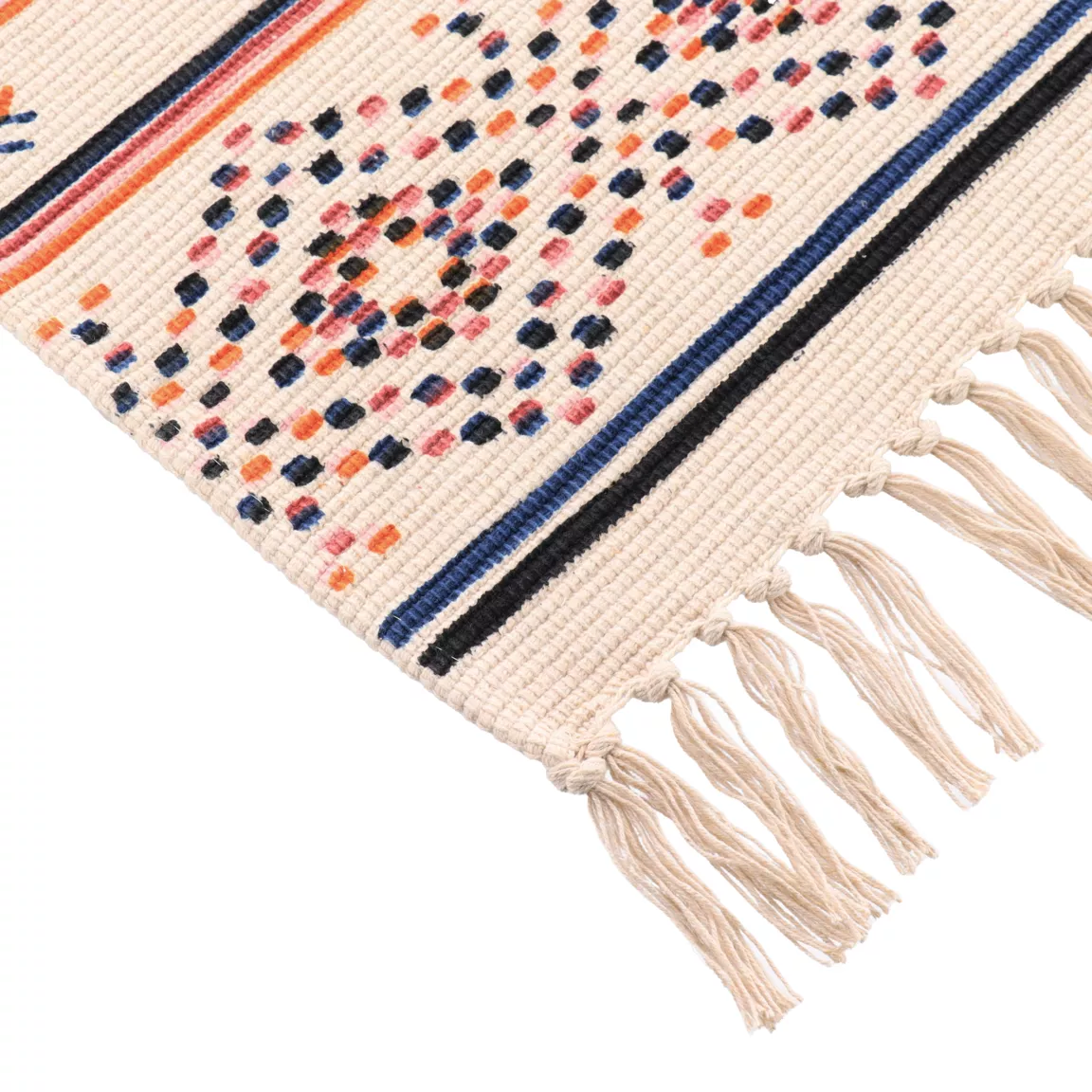 Tapis de salon coton (45 x 90 cm) Puebla Multicolore